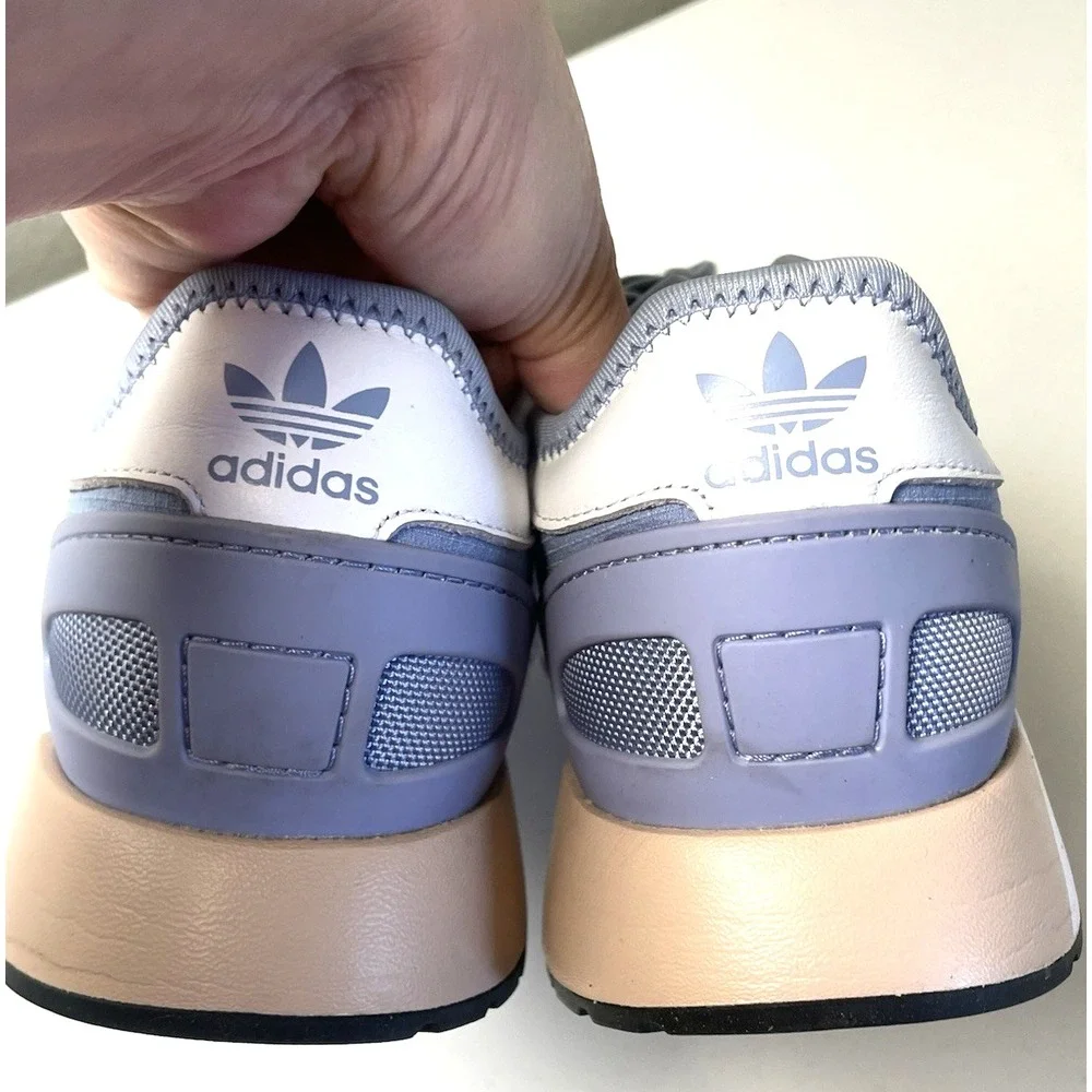 Women's Adidas Shoes Sneakers 8.5‎ Originals N-5923 Chalk Blue & White Stripes